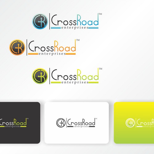 Design di CrossRoad Enterprises, LLC needs your CREATIVE BRAIN...Create our Logo di Black.Dsgn