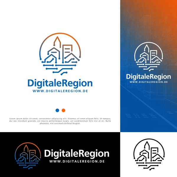 Design by jnc titled "Digitale Region"