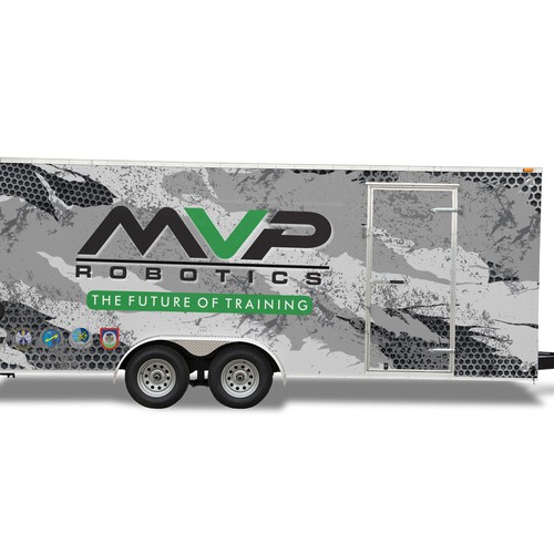 DESIGN A TRAILER WRAP FOR MILITARY ROBOTS - MVP ROBOTICS Design by dnite