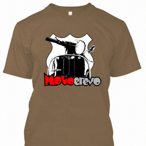 "Vespa T-Shirt für die Werkstatt" winning T-shirt by Carmen CA.JA.