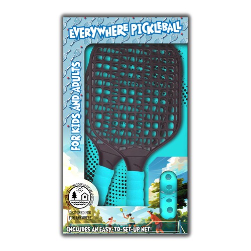 Everywhere Pickleball Packaging Design Design by Windmill Designer™