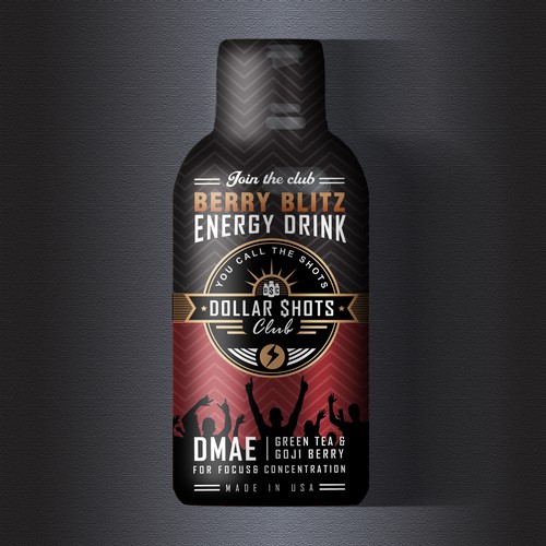 Design di Create an eye-catching energy shot drink bottle design for the relaunch our eCommerce Supplement Shot Co.!! di BRAVO-designs