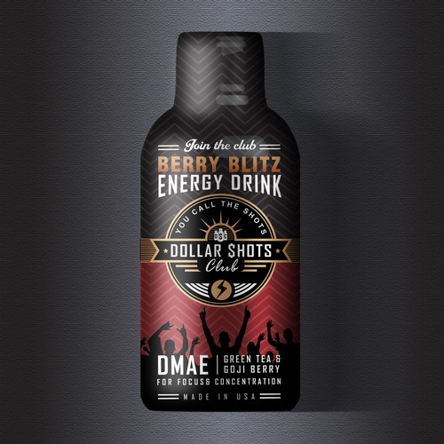 Design Create an eye-catching energy shot drink bottle design for the relaunch our eCommerce Supplement Shot Co.!! di BRAVO-designs