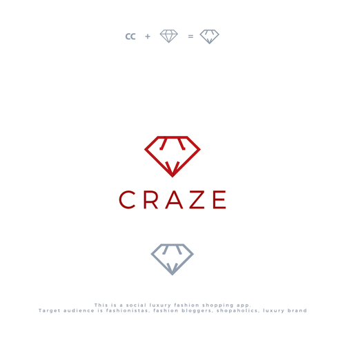 Sophisticated, luxury, edgy social shopping app icon/logo Design by Y_And