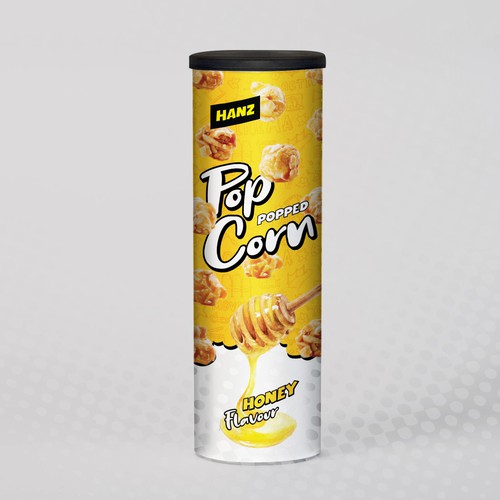 Premium Quality Popped Pop Corn Packaging Design réalisé par Dimario Moretti