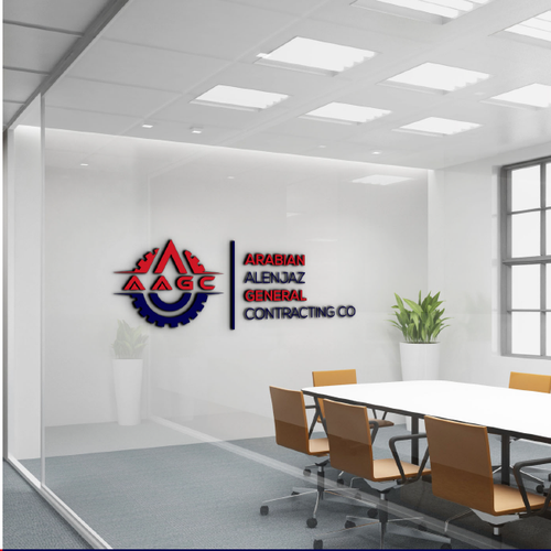 “Modern Industrial Logo for AAGC – Construction & Contracting Company” Design by Pixeldesigner77