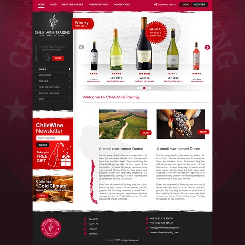 Web page design contest entry by avijitdutta