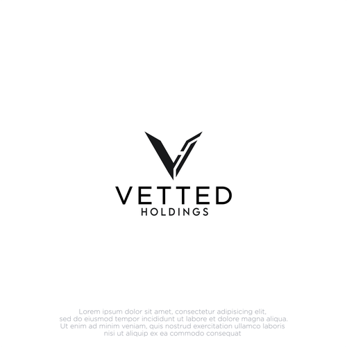 Vetted Holdings New Logo Design by F4 491 LE