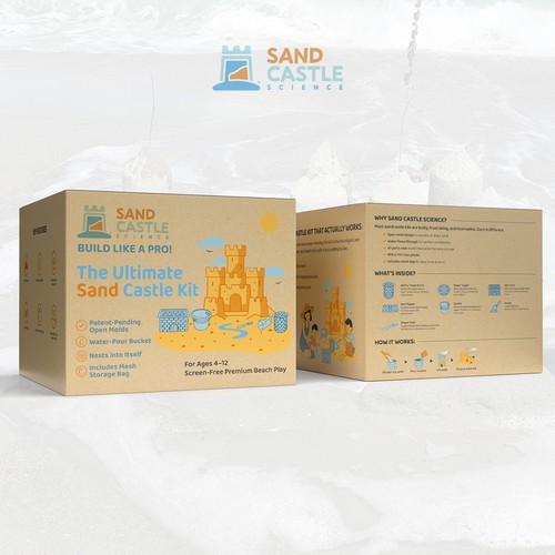 Designs | Design the Box for the Ultimate Sand Castle Toy | Product ...