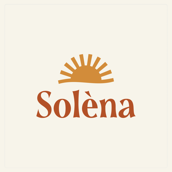 Solèna logo design concept, a community's sun inspired logo