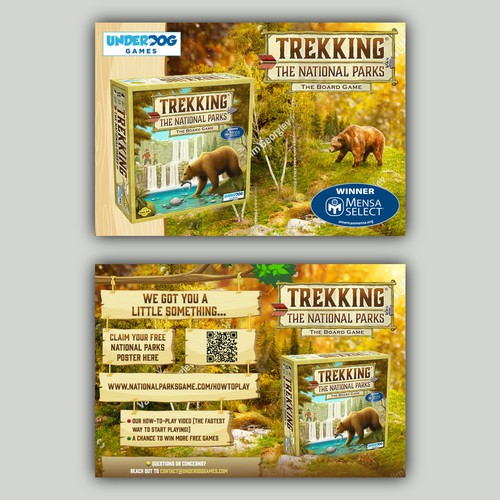 Looking for a Great Postcard for our National Parks game! Design by allMarv