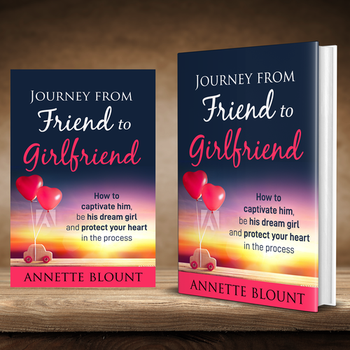 Design a book cover that is fun and playful to help single women experience love beyond friendship Design by praveen007