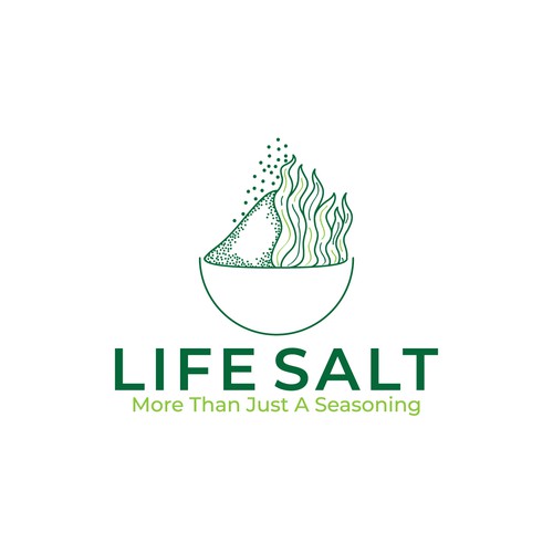 Salt Infused with Seaweed as a Natural Source of Daily Iodine vs Salts with Chemical Iodine Design réalisé par ✅ LOGO OF GOD ™️