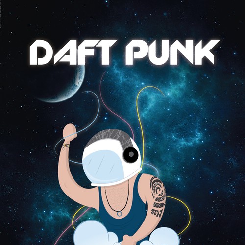 Design 99designs community contest: create a Daft Punk concert poster por donfelo