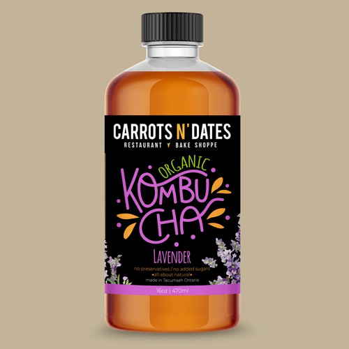 Design a Unique & Funky Kombucha bottle label Design por Daisygirl1702