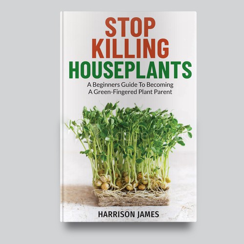 Design a plant parenting book cover Design by Bluebubble