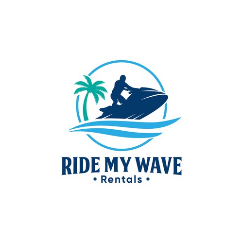 "cool", "edgy", "fun" jet ski company logo. Design by Maylyn