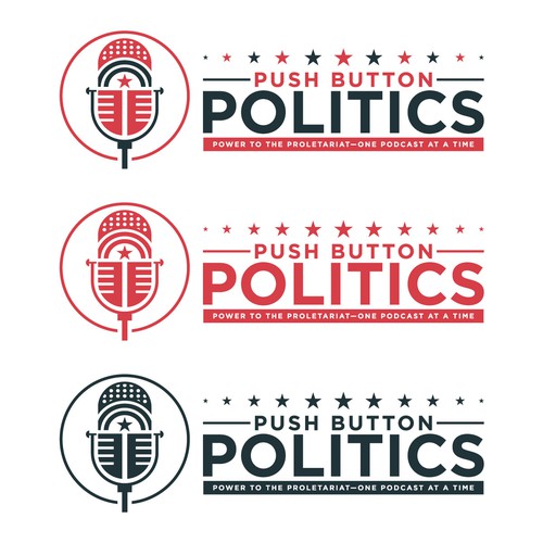 Push Button Politics Logo Design Design by GivenChy