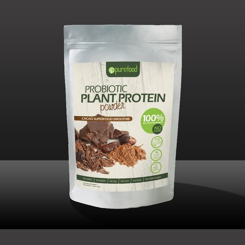 Diseño de Guaranteed Winner! - Design a Simple, Typography-driven Product Label for Our Healthy Protein Powder de VioMo