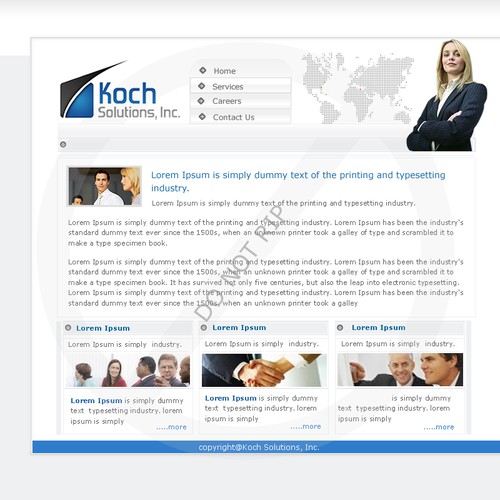 $500.00 Website template (Design only) Design by visualmockups