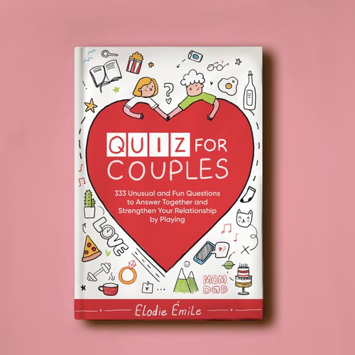 Design a book cover for a Couples Quiz Design by Irena R