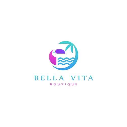 Design a beautiful logo for a eco friendly women's clothing store at the beach. Design by ❤️Kate.V