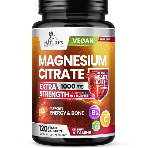 Premium Magnesium Citrate Design needed for Nature's Nutrition Design by Davi Giolo ★