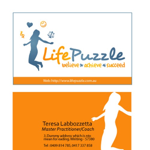 Stationery & Business Cards for Life Puzzle Ontwerp door 1000words