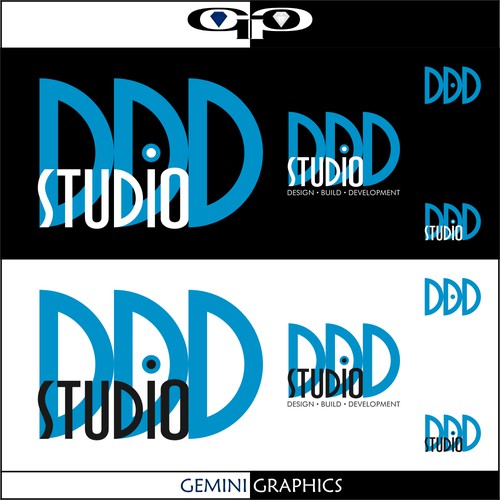 logo for dbd Studio, an architectural firm Design by Gemini Graphics