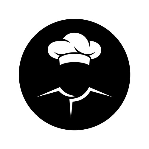 "Anonymous chef icon for faceless cooking channel" winning Web page design