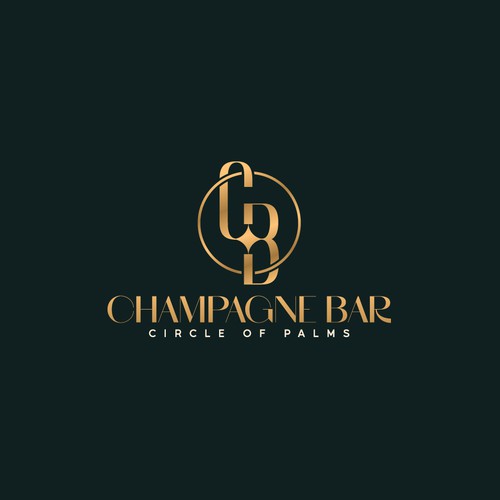 Luxury and modern Champagne Bar logo Design by TheLogo69