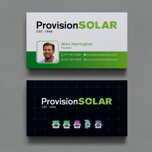 Solar Business Cards Design réalisé par Shila Rani Das