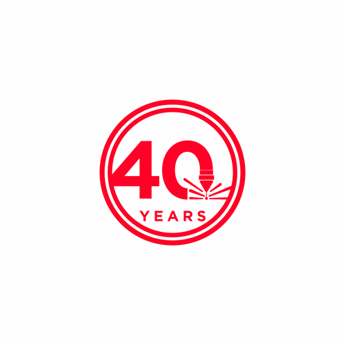 Looking for a modern, expressive 40 years jubilee logo Design by SimpleSmple™