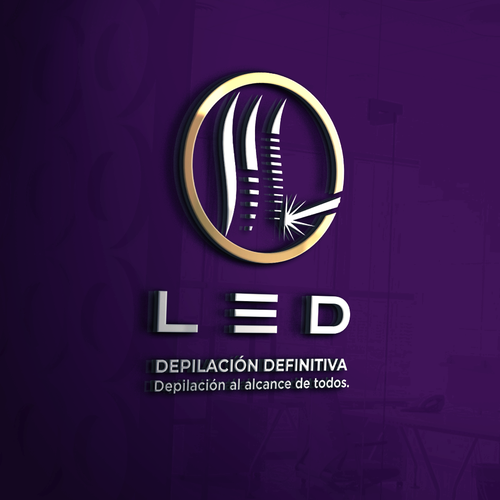 Diseño y Logo para Empresa de Depilación Definitiva Design by The Perfect Symbols