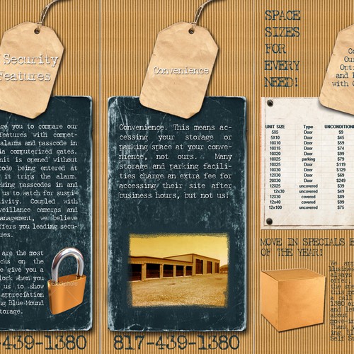 Self Storage Brochure Design por rochequila