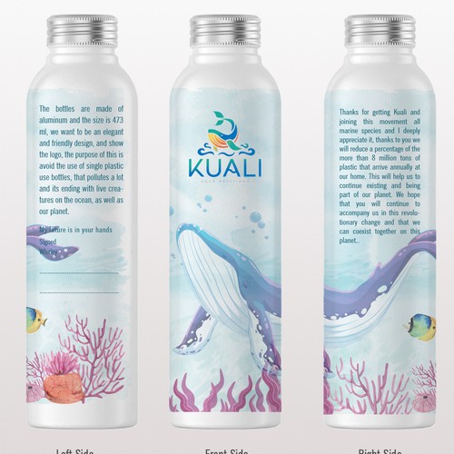 Water bottle design!! Lets be disruptive and elegant Design by Creative- Jiniya.