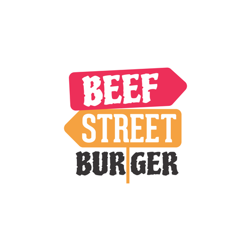 Design a burger food truck logo that will make heads turn and people smile. Design by Design, Inc.