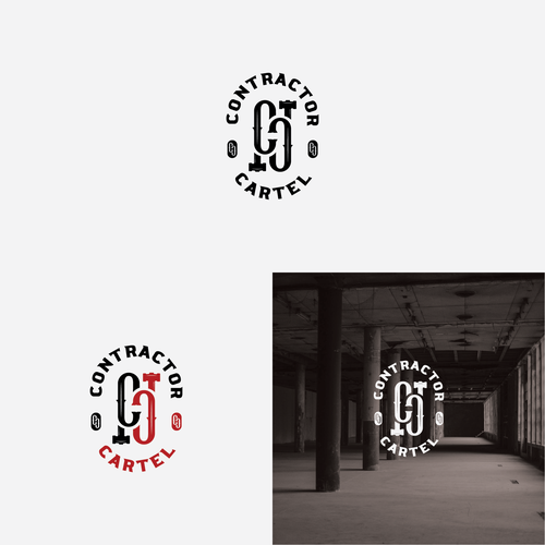 Manly LOGO for the Contractor Cartel-ontwerp door maskutut