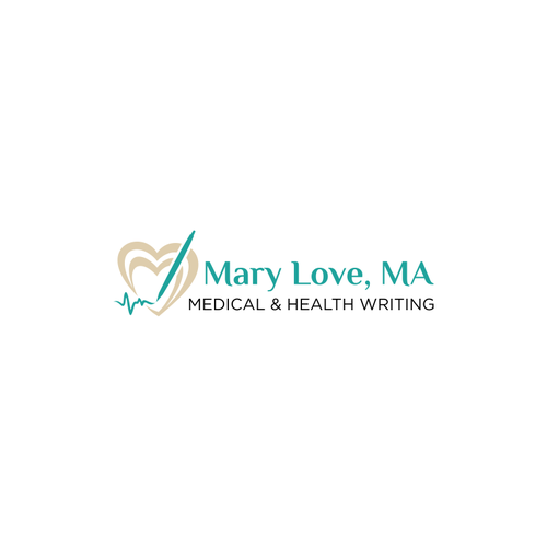 A friendly logo for a writer specializing in medicine & health Design by MK.n