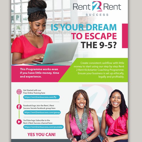 Create a Ridiculously Good Flyer for Rent 2 Rent Success Design von Saqi.KTS