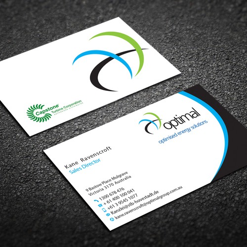 Create new business cards for Optimal Group Design réalisé par deviserpark