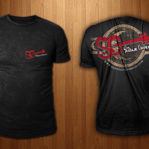 create a t-shirt design for an emerging country rock/southern rock band Design by Wire1