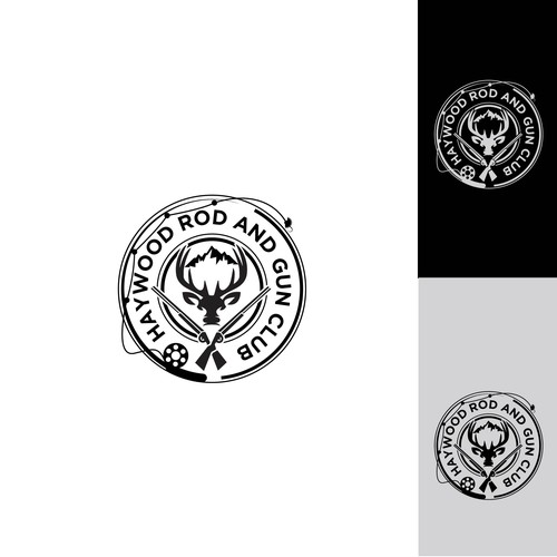 Logo for Rod and Gun Club established in 1946 in Western NC Design by AjiCahyaF