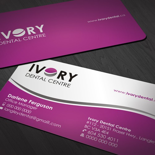 Ivory Dental Centre needs a new stationery デザイン by K!ck