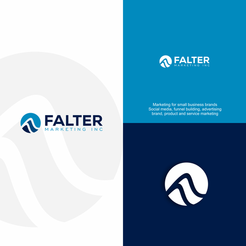 Falter Marketing Logo Design by LEXItheDolphin