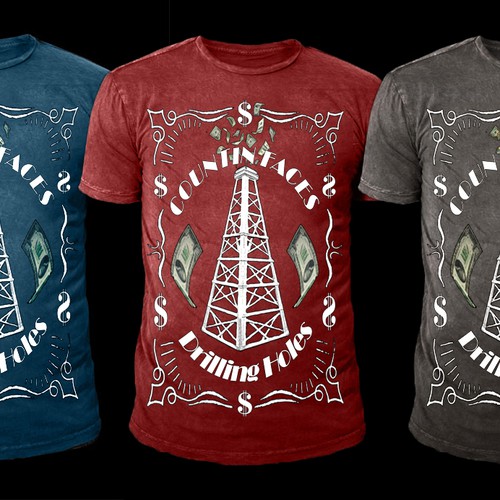 Oil field T-Shirt design! Design by pyroman92