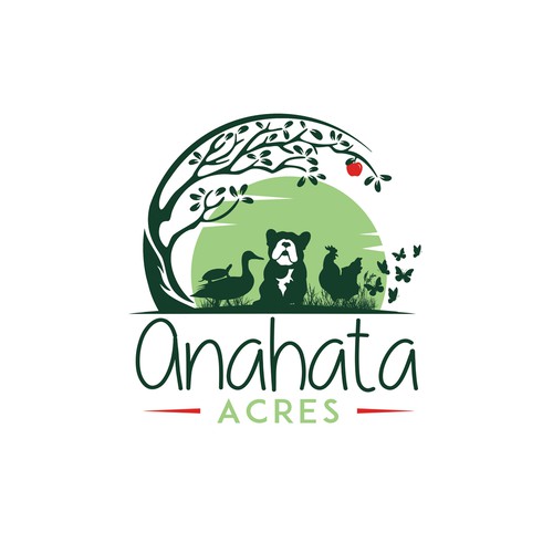 Organic Farm looking for a logo that represents the heart and soul of our land. Design by Linduska