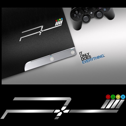 Community Contest: Create the logo for the PlayStation 4. Winner receives $500! Design by Mr. Pixel