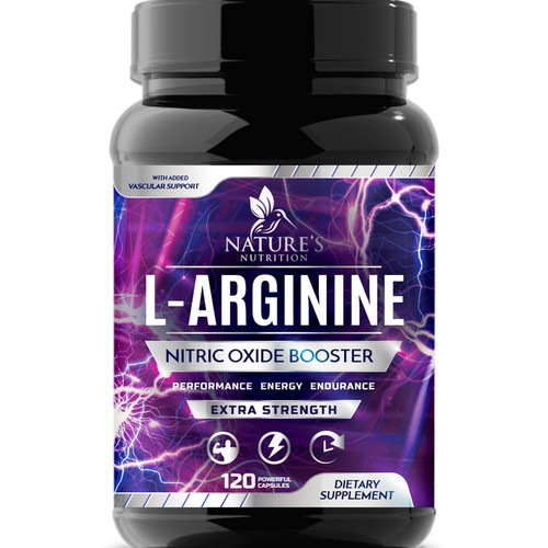 Design Powerful L-Arginine Capsules Design Needed for Nature's Nutrition di Wfemme