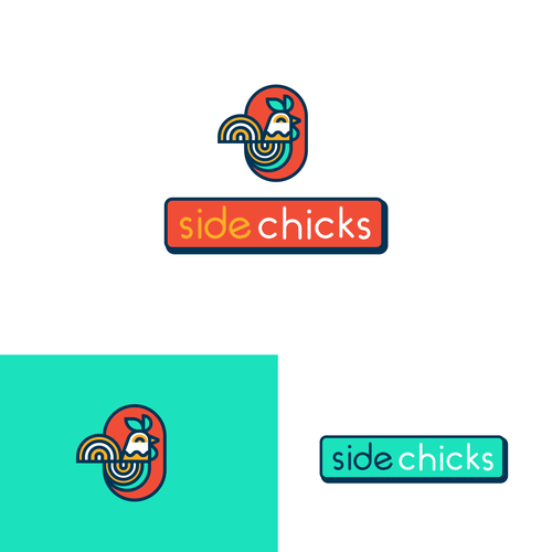 Rebranding plant based chicken chain Design by GalaxyGhost